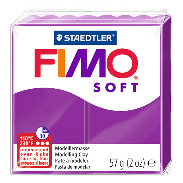 Staedtler Fimo klei soft 57g purperpaars | 61 8020-61 424556 - 1