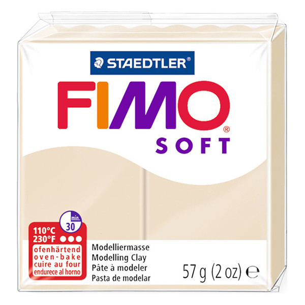 Staedtler Fimo klei soft 57g sahara | 70 8020-70 424522 - 1