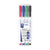 Staedtler Lumocolor 301 whiteboard marker assorti 4 stuks (1 mm rond)