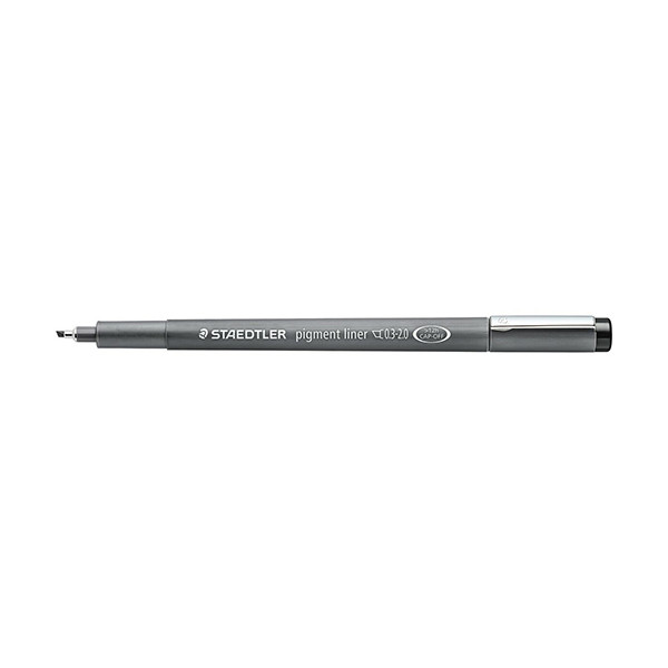 Staedtler Lumocolor 308 fineliner beitelpunt zwart (0,3 - 2 mm) 308C2-9 209640 - 1