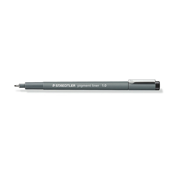 Staedtler Lumocolor 308 fineliner zwart (1 mm) 30810-9 209638 - 1