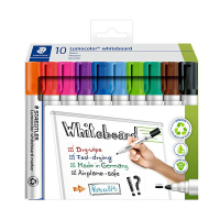 Staedtler Lumocolor 351 whiteboard marker assorti 10 stuks (2 mm rond) 280123
