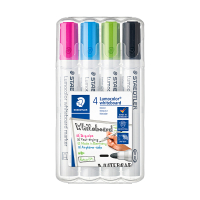 Staedtler Lumocolor 351 whiteboard marker assorti 4 stuks (2 mm rond) 351WP4-1 209621