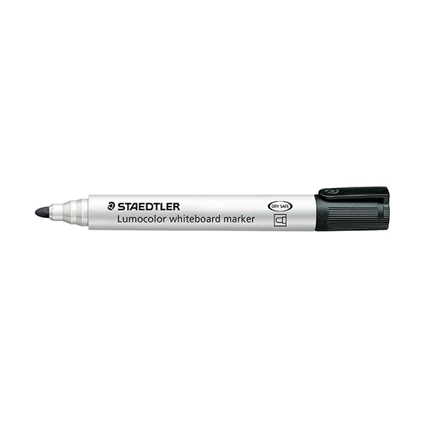 Staedtler Lumocolor 351 whiteboard marker zwart (2 mm rond) Staedtler