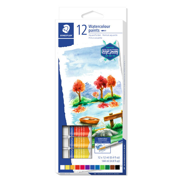 Staedtler aquarelverfset (12 kleuren) 8880C12 209592 - 1