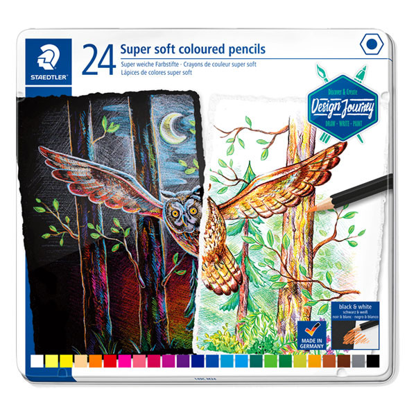 Staedtler super soft kleurpotloden (24 stuks) 149CM24 209568 - 1