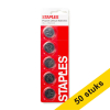 Aanbieding: 10x Staples PowerX CR2032 lithium 5 stuks