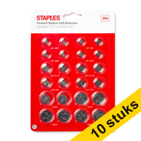 Aanbieding: 10x Staples PowerX knoopcellen multipack 390697