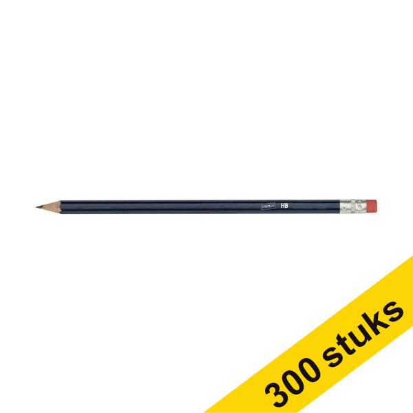 Aanbieding: 25x Staples potloden met gum (HB) (12 stuks) 280149 - 1