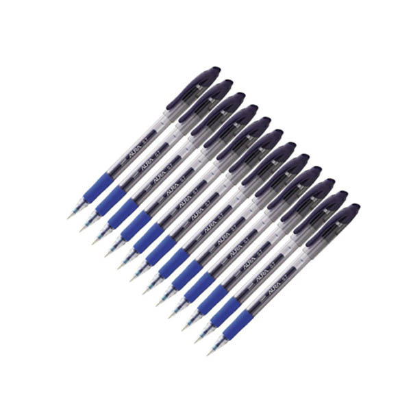 Staples Aura gelpen blauw 0,7 mm (12 stuks) 297987 - 1