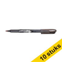 Staples DuraMark permanent marker zwart 1,5 - 3 mm rond (10 stuks) 068836