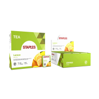 Staples Green Tea Lemon thee (100 stuks) 298004