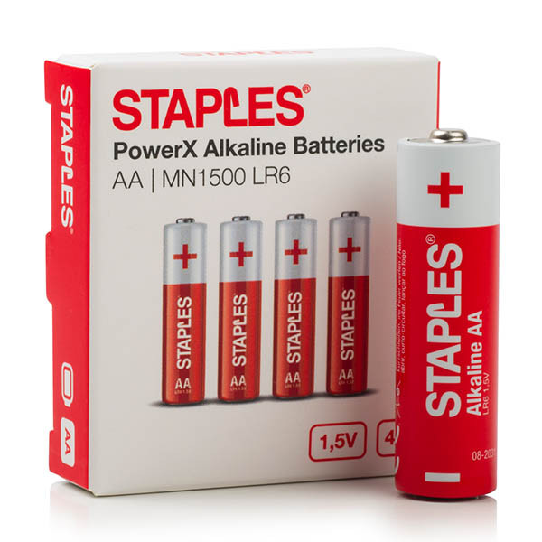 Staples PowerX MN1500 Penlite AA batterij 4 stuks  390686 - 1