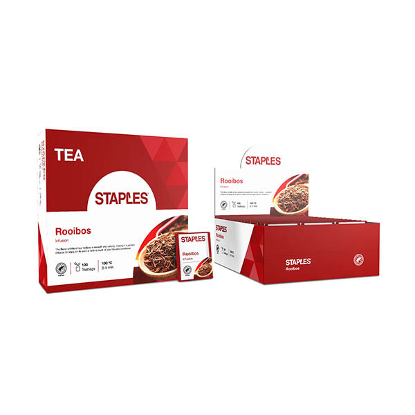 Staples Rooibos thee (100 stuks) 298003 - 1