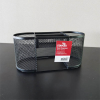 Staples bureauorganizer mesh zwart 299338