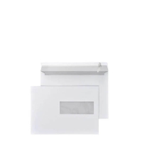 Staples dienstenvelop wit 156 x 220 mm 80 grams - EA5 venster rechts Peel & Seal (500 stuks) 298419