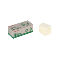 Staples gerecyclede zelfklevende notes pastelgeel 38 x 51 mm (12 stuks) 298380