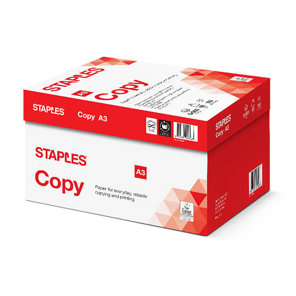 Staples kopieerpapier 1 doos van 2.500 vel A3 - 80 grams 205724 - 1