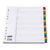 Staples voorbedrukte tabbladen A4 11-gaats 5-delig 1-31gekleurd 299347 - 2