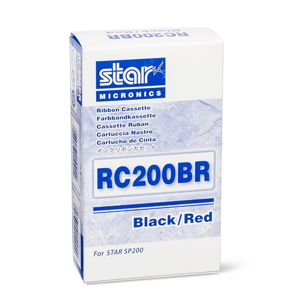Star RC-200BR inktlint zwart/rood (origineel) RC200BR 081015 - 1