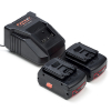 Startset: 2x Bosch GBA 18V / 1600A002U5 accu's + Lader (18 V, 5.0 Ah, 123accu huismerk) ABO00377 - 1