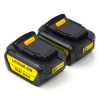 Startset: 2x DeWalt DCB142 XR Li-ion accu's (14.4 V, 4.0 Ah, 123accu huismerk) ADE01198 - 1
