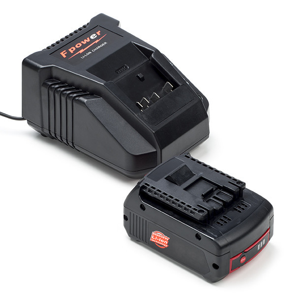 Startset: Bosch GBA 18V / 1600A002U5 accu + Lader (18 V, 5.0 Ah, 123accu huismerk) ABO00376 - 1
