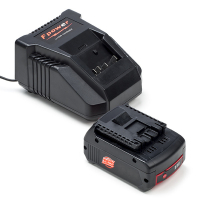 Startset: Bosch GBA 18V / 1600Z00038 accu + Lader (18 V, 4.0 Ah, 123accu huismerk) ABO00373