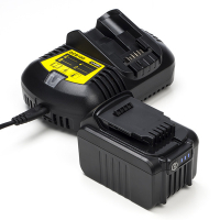 Startset: DeWalt DCB144 XR Li-ion accu + lader (14.4 V, 6.0 Ah, 123accu huismerk) ADE01199