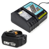 Startset: Makita BL1830B / 18V LXT accu + lader (18 V, 3.0 Ah, 123accu huismerk) AMA00503 - 1