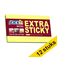 Aanbieding: 12x Stick'n extra sticky notes neongeel 76 x 127 mm