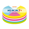 Stick'n Die-Cut notes cirkel neonmix 61 x 70 mm (250 vel) 21830 201734