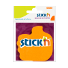 Stick'n Die-Cut notes duim neon-oranje 70 x 70 mm (50 vel) 21178 201842 - 1