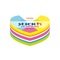 Stick'n Die-Cut notes hart neonmix 61 x 70 mm (250 vel) 21836 201848
