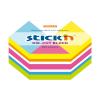 Stick'n Die-Cut notes hexagon neonmix 61 x 70 mm (250 vel) 21827 201733