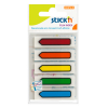 Stick'n bedrukte indexen 45 x 12 mm (5 x 20 tabs) 21464 400888