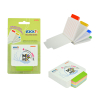 Stick'n bladwijzers 70,2 x 70,2 mm gelinieerd diverse kleuren (100 vel) 21559 201747 - 2