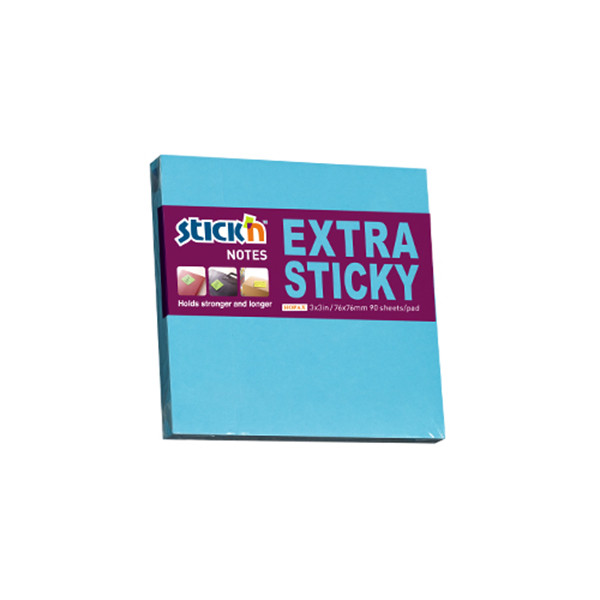 Stick'n extra sticky notes blauw 76 x 76 mm 21673 201701 - 1