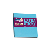 Stick'n extra sticky notes blauw 76 x 76 mm 21673 201701