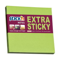 Stick'n extra sticky notes groen 76 x 76 mm 201702