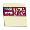 Stick'n extra sticky notes pastelgeel 76 x 76 mm (90 vel)