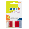 Stick'n index standaard rood  45 x 25 mm (50 tabs)