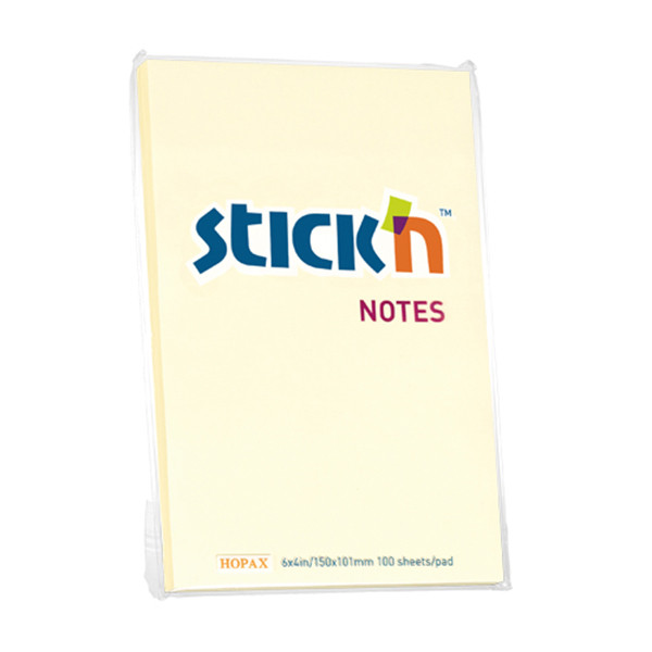 Stick'n notes pastelgeel 152 x 102 mm 21014 201713 - 1