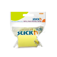 Stick'n roll note 50 mm x 10 m neon-geel navulling 21442 201773