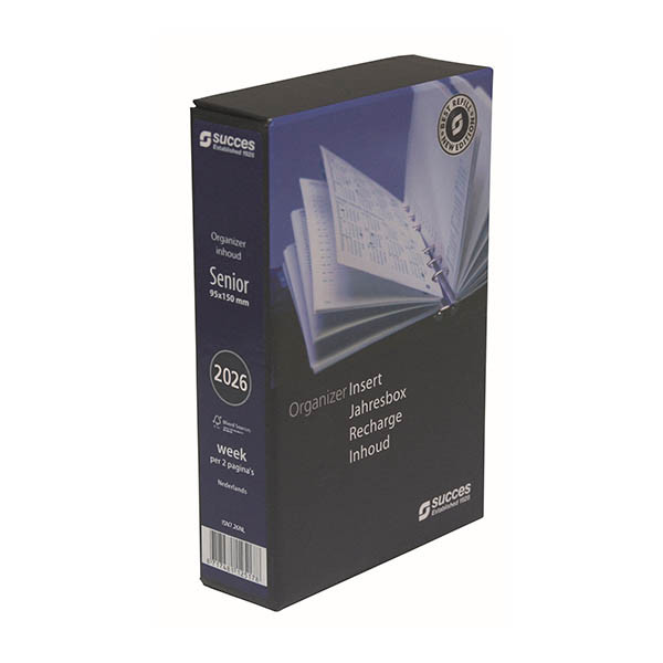 Succes Senior weekagenda 2026 navulling wit (1 week per 2 pagina's) NL 262586 - 1