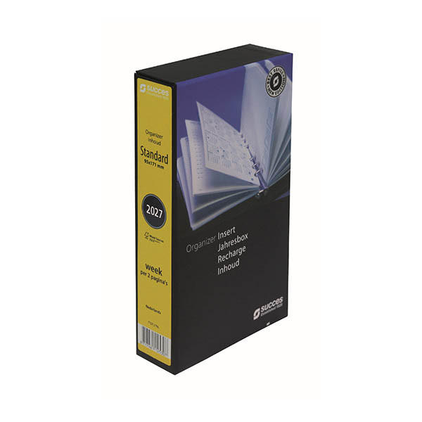 Succes Standard weekagenda 2027 navulling wit (1 week per 2 pagina's) 4-talig 440336 - 1