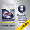 Aanbieding: 2x Sun Professional 2 in 1 Vaatwasmiddel & Spoelglans (5 liter) SSU00264 - 1