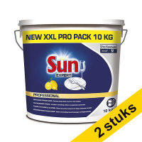 Aanbieding: 2x Sun Professional Expert Vaatwaspoeder Citroen (10 kg)
