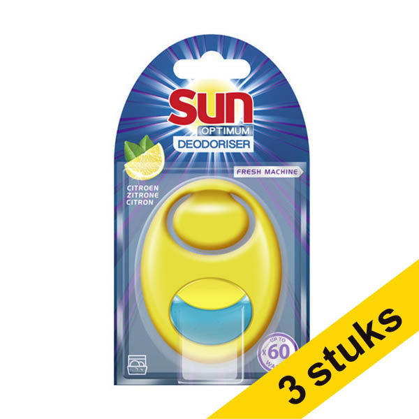 Aanbieding: 3x Sun Citroen vaatwasverfrisser (60 vaatwasbeurten) SSU00124 - 1