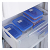 Sunware Club Cuisine transparante diepvriesdozen blauw 1,2 liter (3 stuks) 216784 - 2